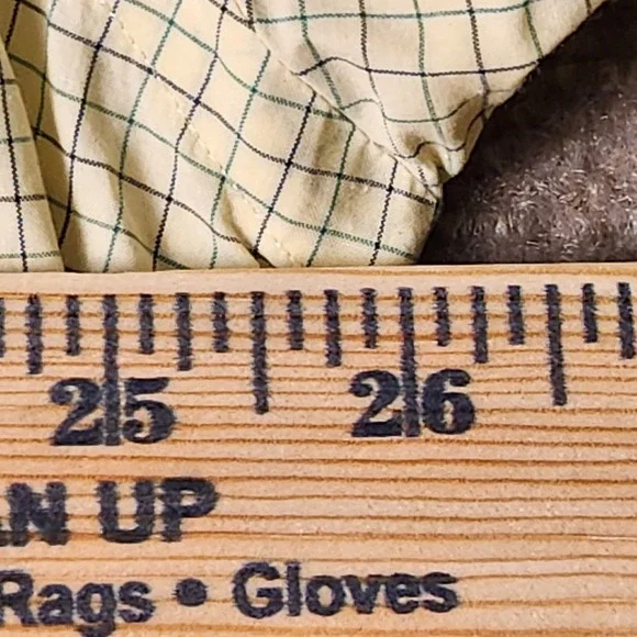 Ralph Lauren Blake Men's Short Sleeve Button Down Shirt Yellow Plaid Size L - Picture 5 of 7